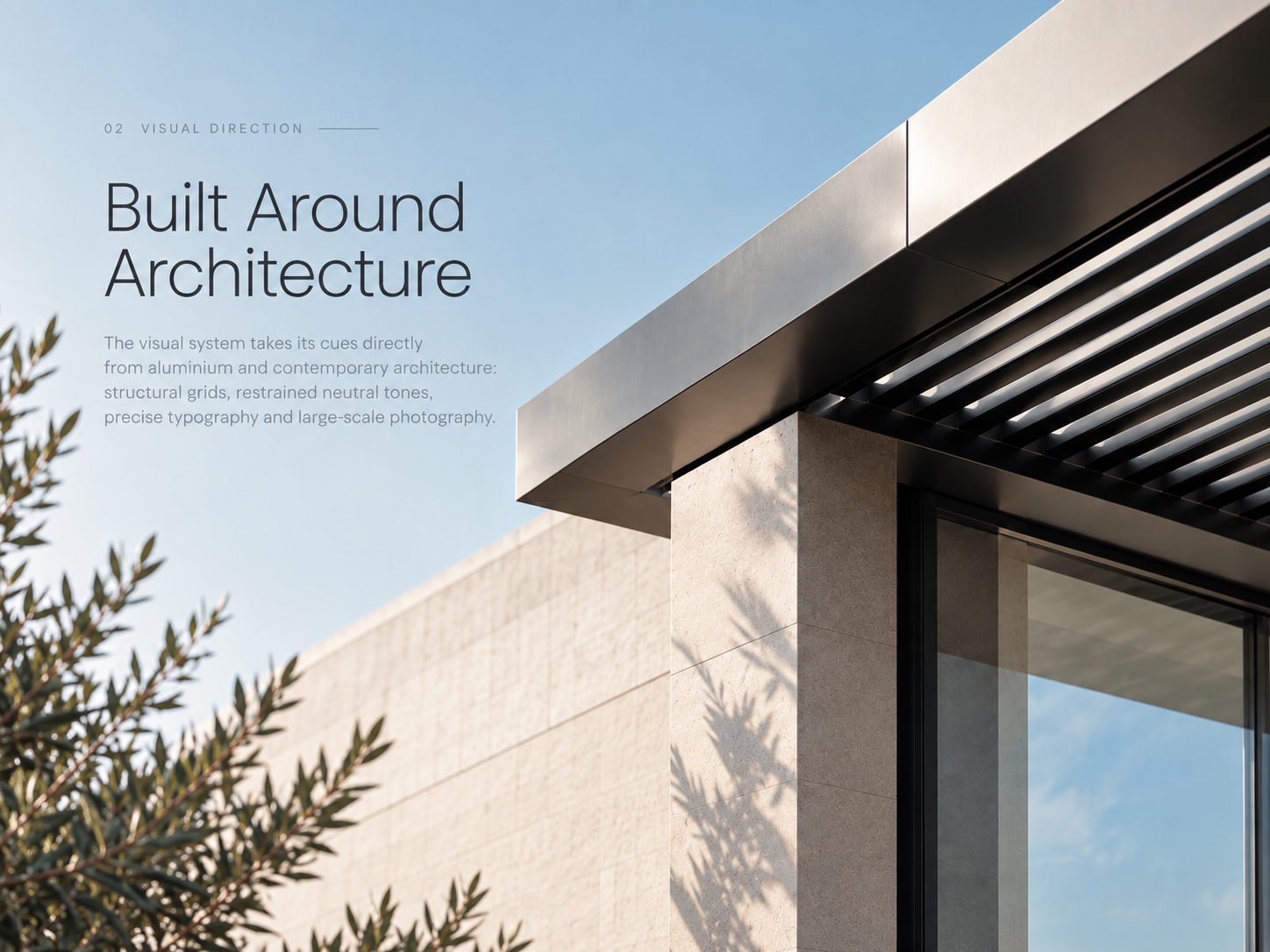 BUL Aluminium architectural visual direction